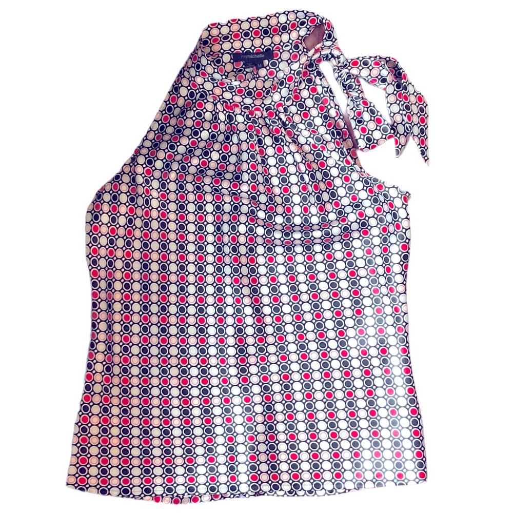 MY MICHELLE A-line Blouse with bow, size medium